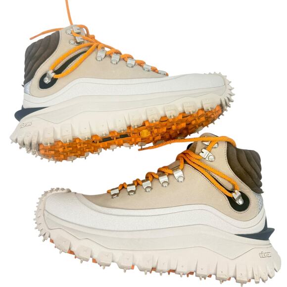 Moncler Trailgrip GTX High Hiking Boots Gore-Tex Beige Size 39 - Picture 7 of 12